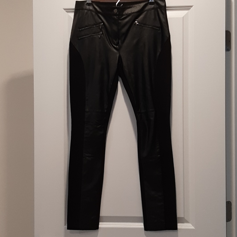 Bcbg leather Jegging.  Sexy and elegant.  Excellen